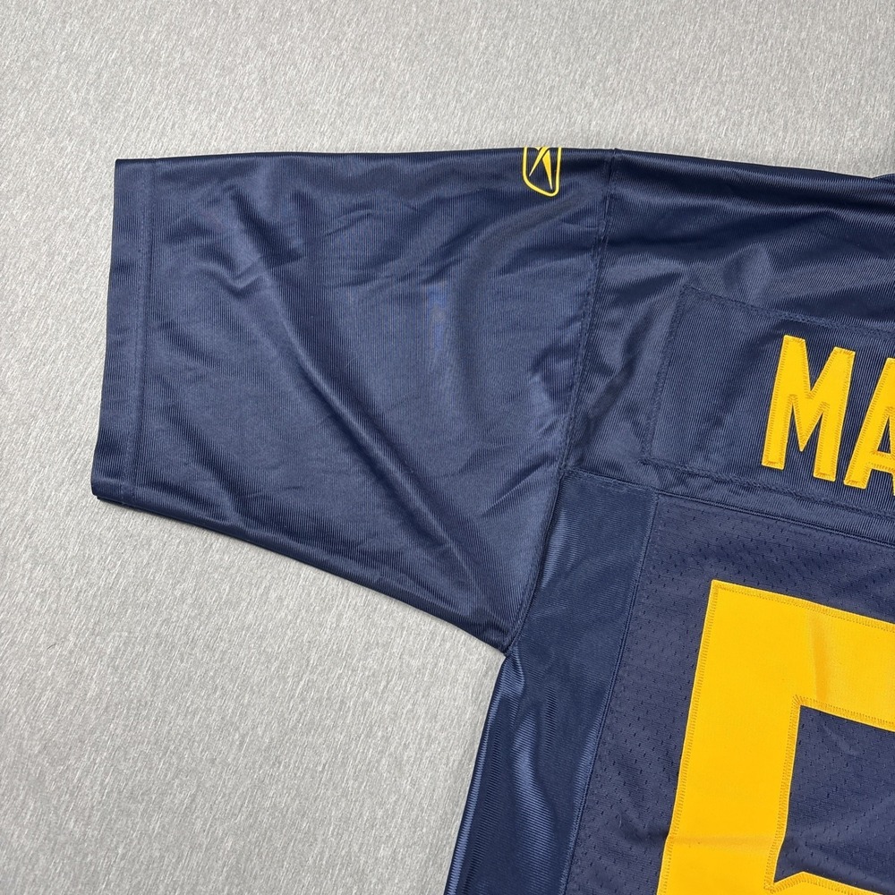 Clay Matthews 52 Green Bay Packers NFL Reebok Jersey Retro‎ Acme Blue Size Small - Picture 14 of 16